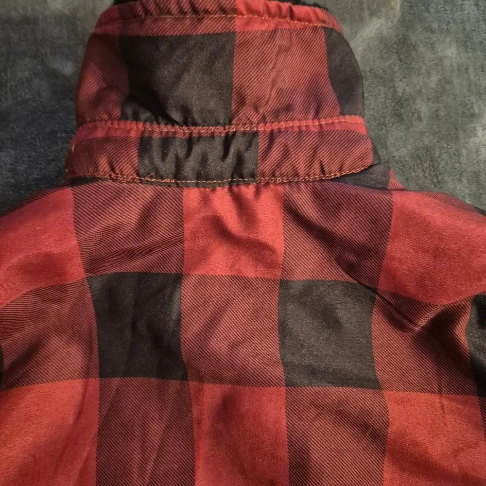Buffalo David Bitton-Living The Dream 4T Black & Red Flannel Jacket